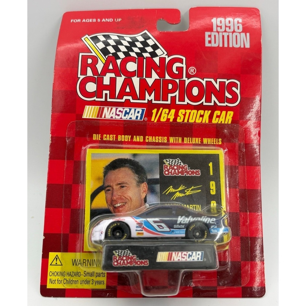 1996 Racing Champions Mark Martin #6‎ Valvoline 1:64 NASCAR Die-Cast Stock Car